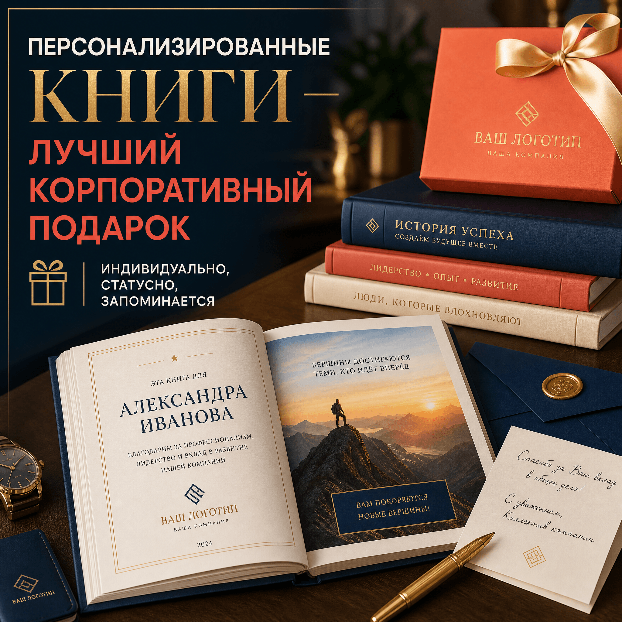 Персонализированная книга — лучший корпоративный подарок!