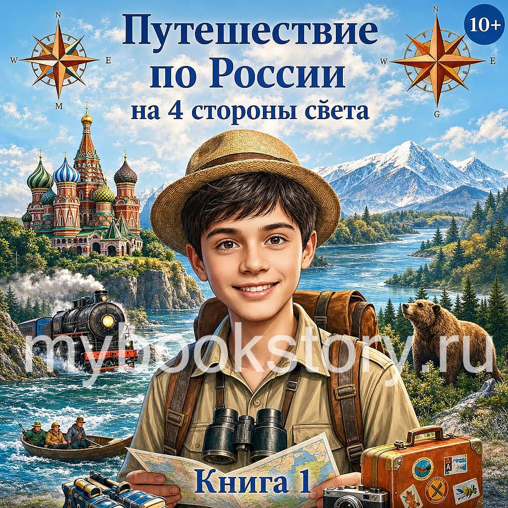 "Путешествие по России на 4 стороны света". Книга 1 из серии "Путешествия по миру" 2