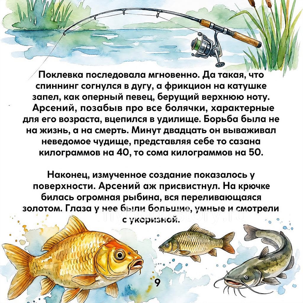 Сказка о рыбаке и рыбке 6