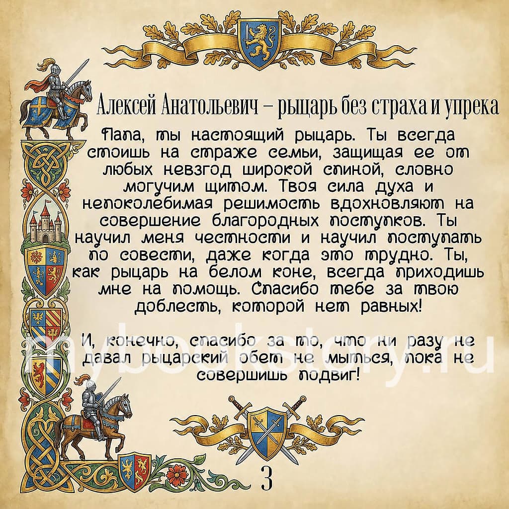 "Спасибо тебе, папа!" 4