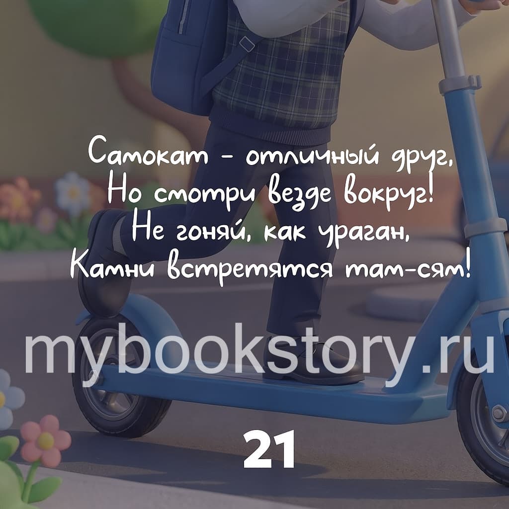 "Правила дорожного движения" для малышей в стихах 10
