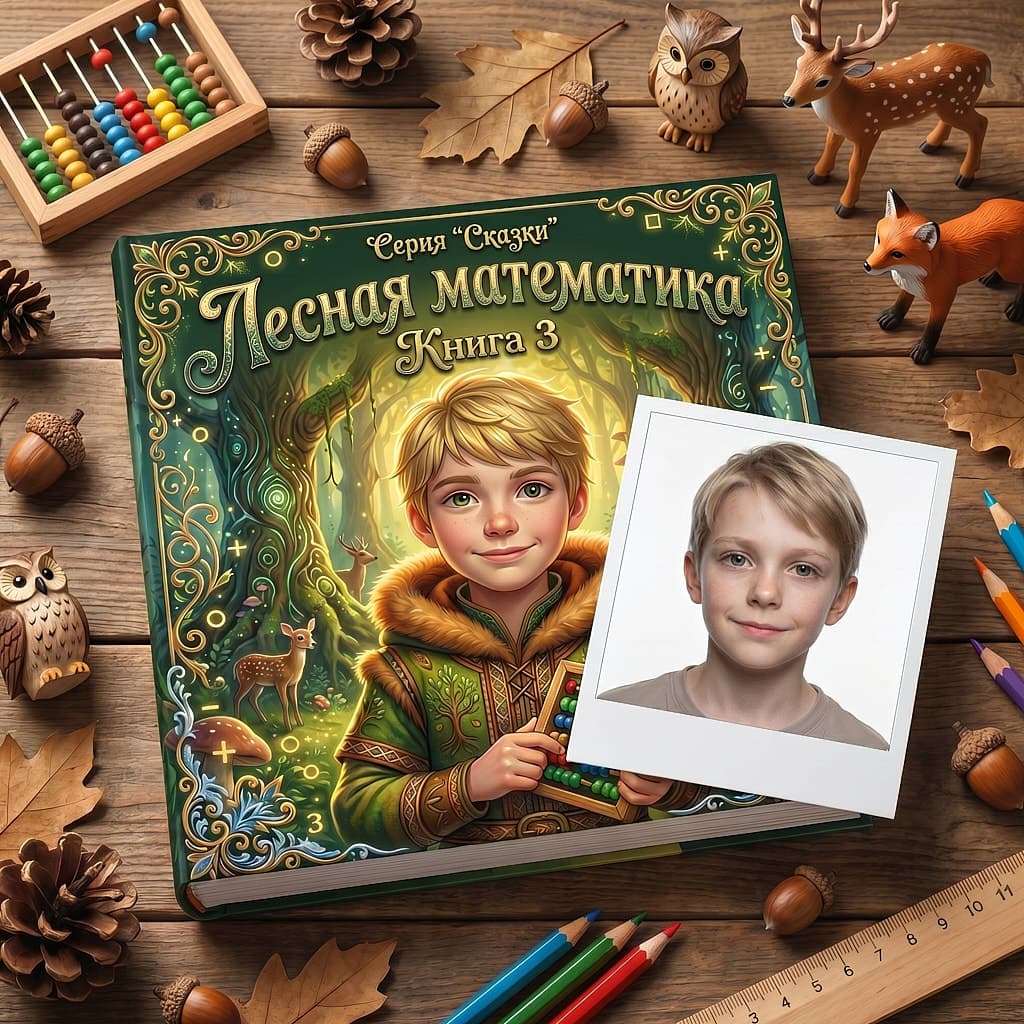 "Лесная математика". Книга 3 из серии "Сказки"