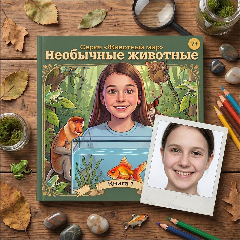 "Необычные животные". Книга 1 из серии "Животный мир"