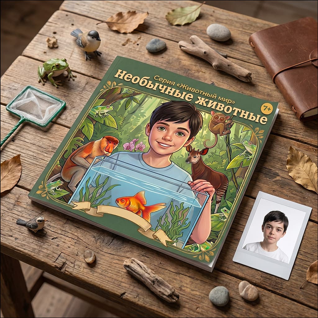 "Необычные животные". Книга 1 из серии "Животный мир"